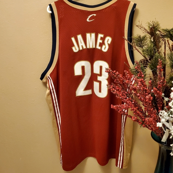 Cleveland Cavaliers Nike LeBron James #23 Burgundy Jersey - Picture 6 of 14